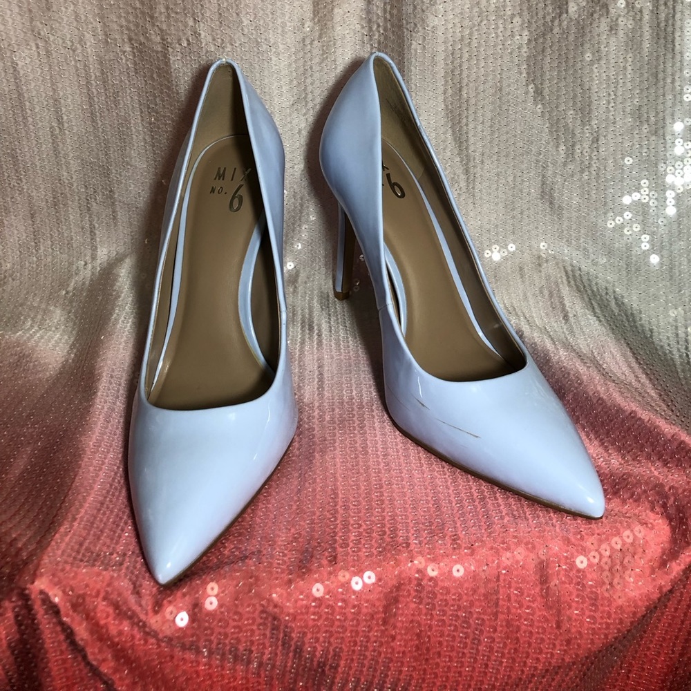 Mix No.6 Danyah Pumps women size 9.5 sky blue New